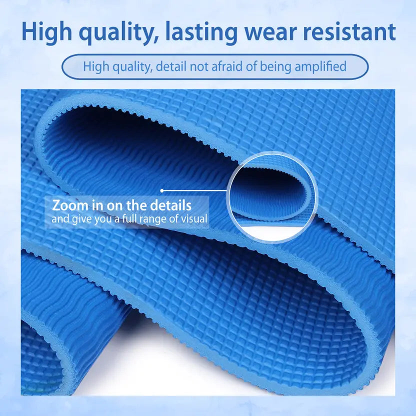 Quick Shel EVA Anti Slip Home Gym Exercise Workout Fitness for Men Women Kids 6 mm and 8 mm Yoga Mat