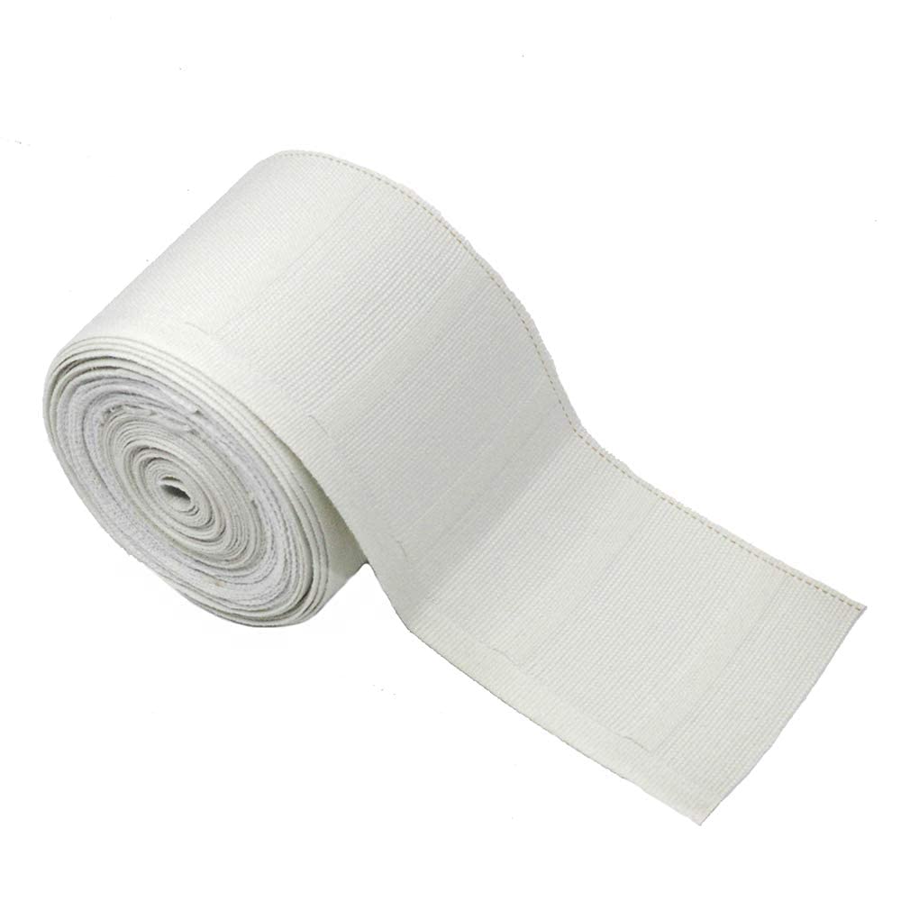 STYLOCASA Curtain Tape Strictly for Repairing Old Curtains Wide 4 Inch Non Woven Fabric Plain Curtain Tape Cut as per Requirement