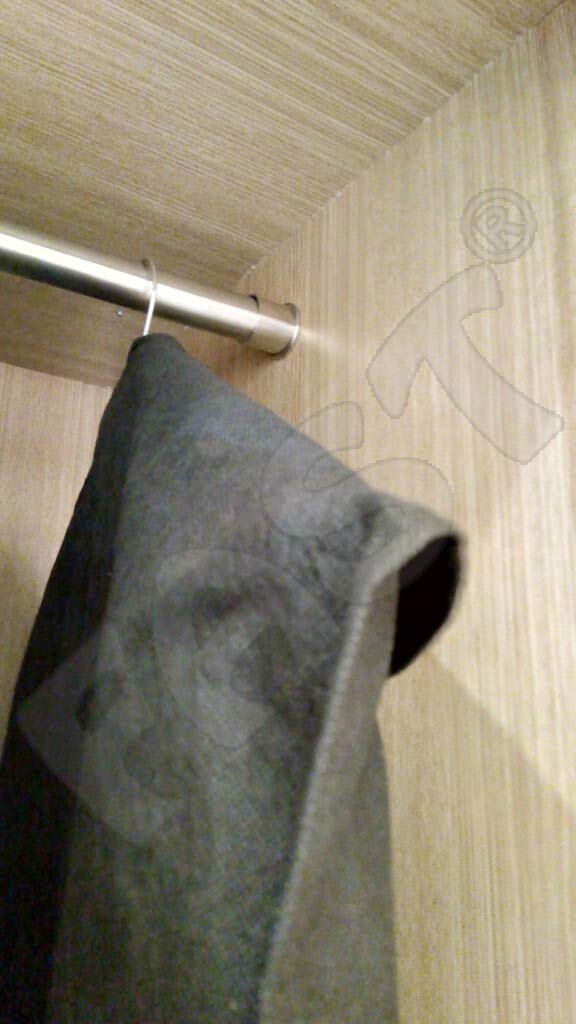 Special Heavy Wall to Wall Bracket for Stainless Steel Curtain Rod and Wardrobe Rod (Steel, White, Silver, 1Inch)