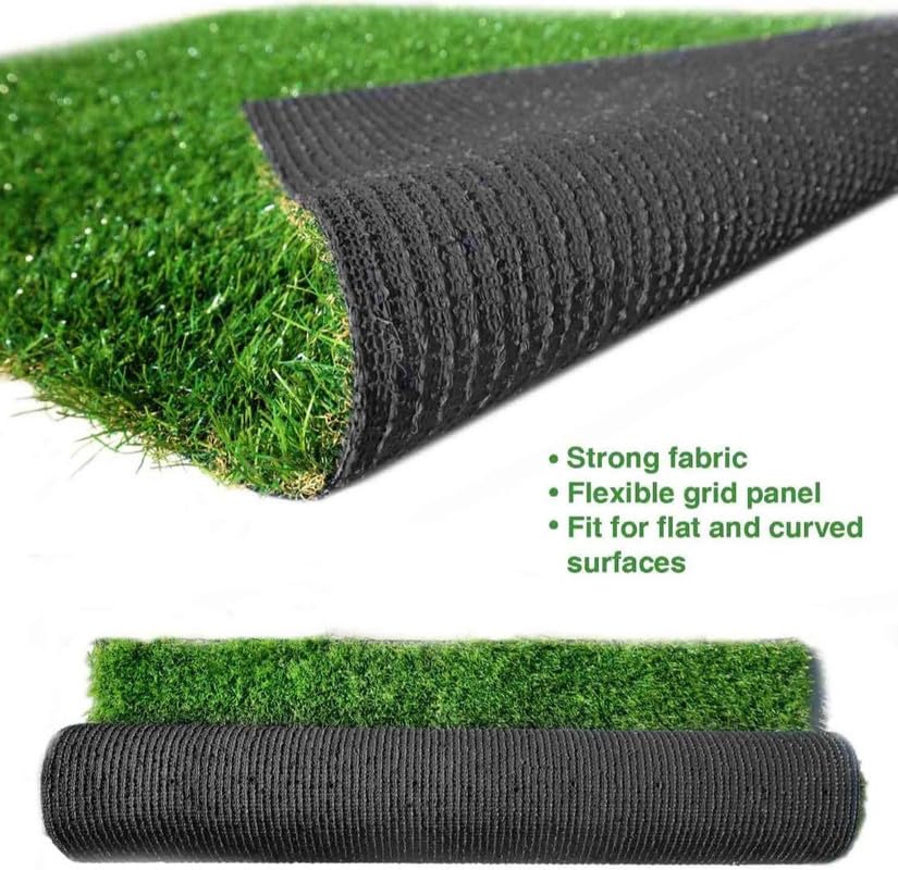 Click to open expanded view   VIDEO     4+ innovative edge High Density Artificial Grass Carpet Mat for Balcony, Lawn, Door Green with 4 Layer Protection