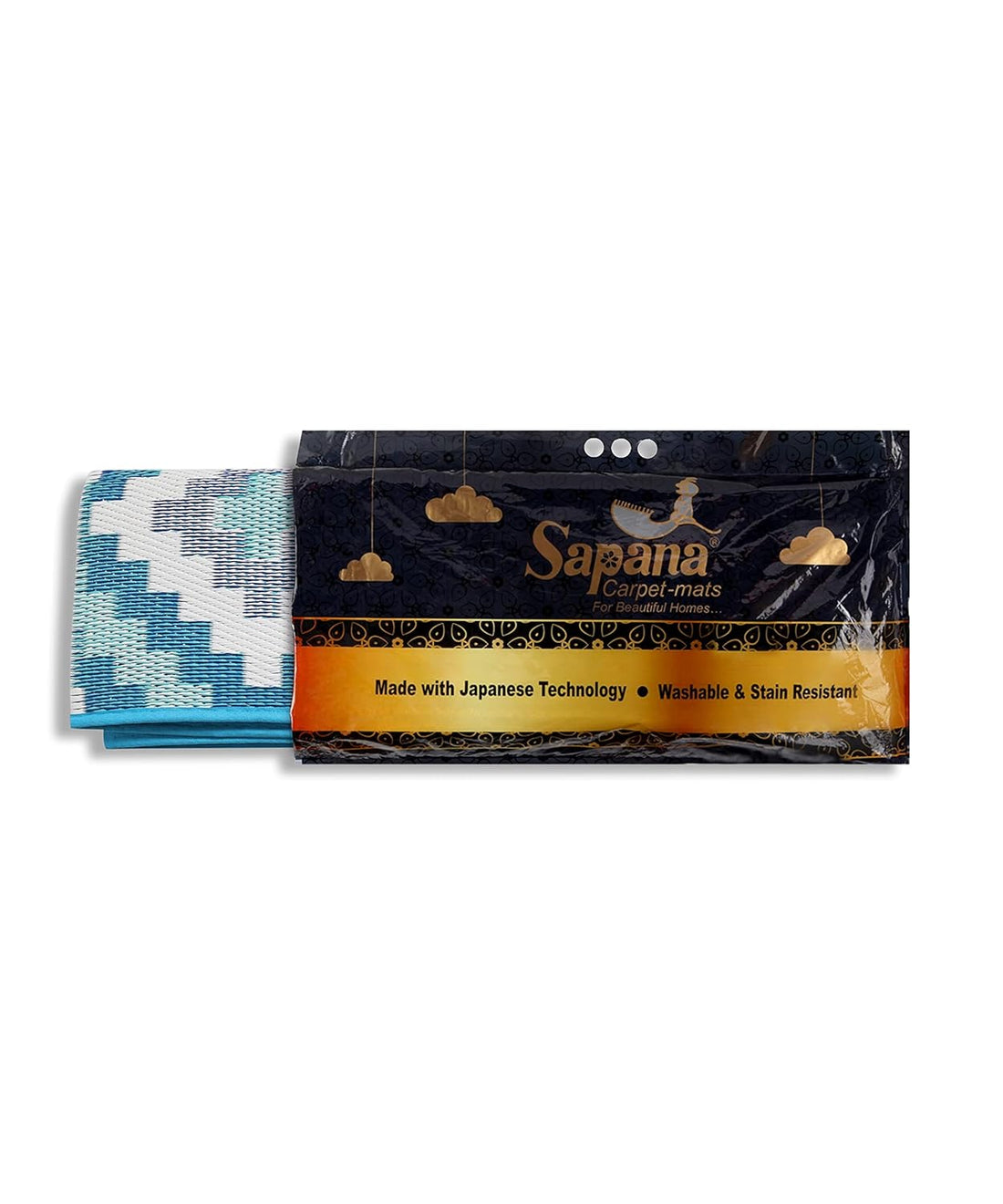Sapana Carpet-Mats Chatai Mats for Home Multipurpose Foldable Reversible Floor Mat Rectangular Plastic Mat for Floor, Sleeping, Travel, Outdoor, Indoor
