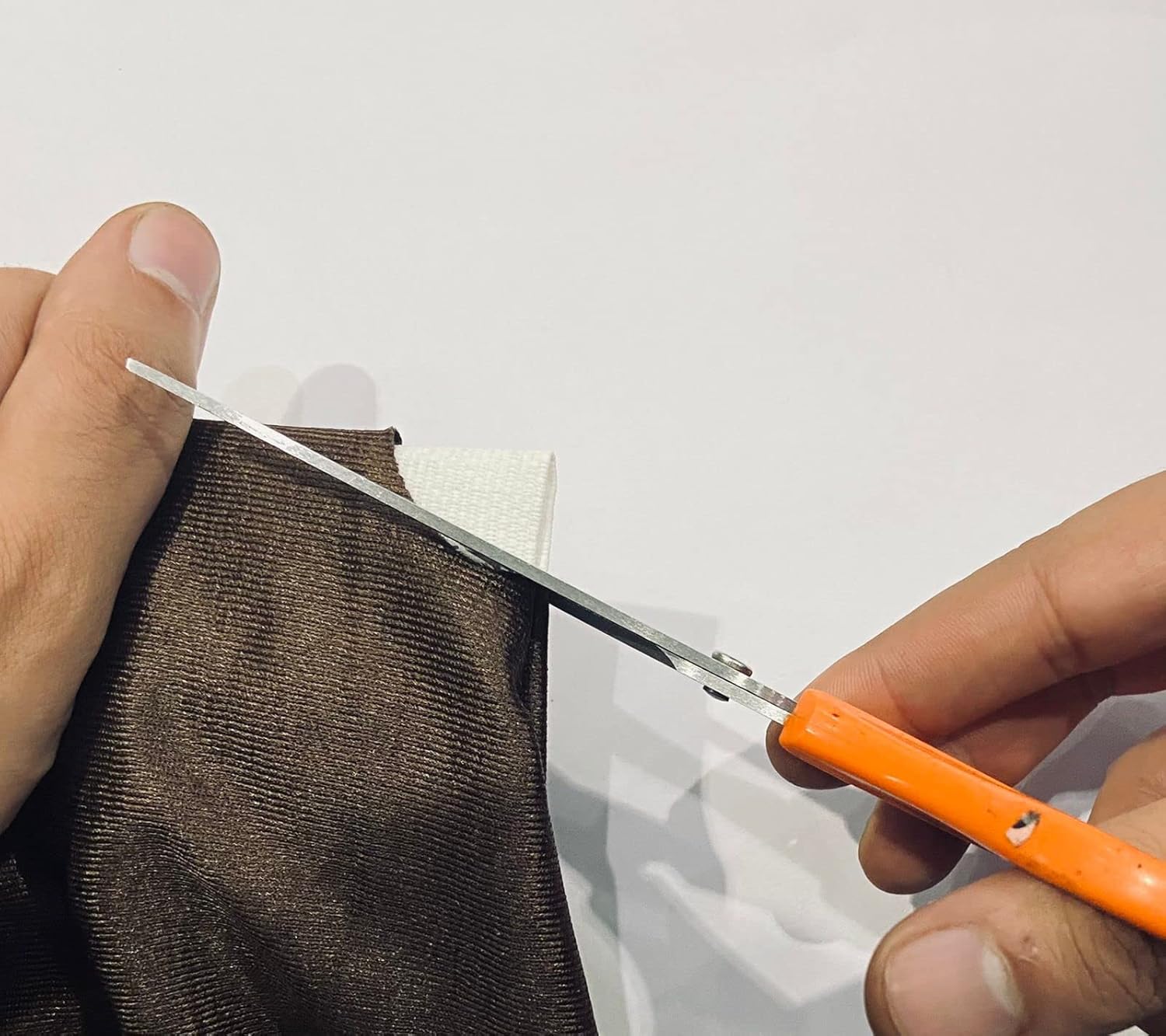 STYLOCASA Curtain Tape Strictly for Repairing Old Curtains Wide 4 Inch Non Woven Fabric Plain Curtain Tape Cut as per Requirement