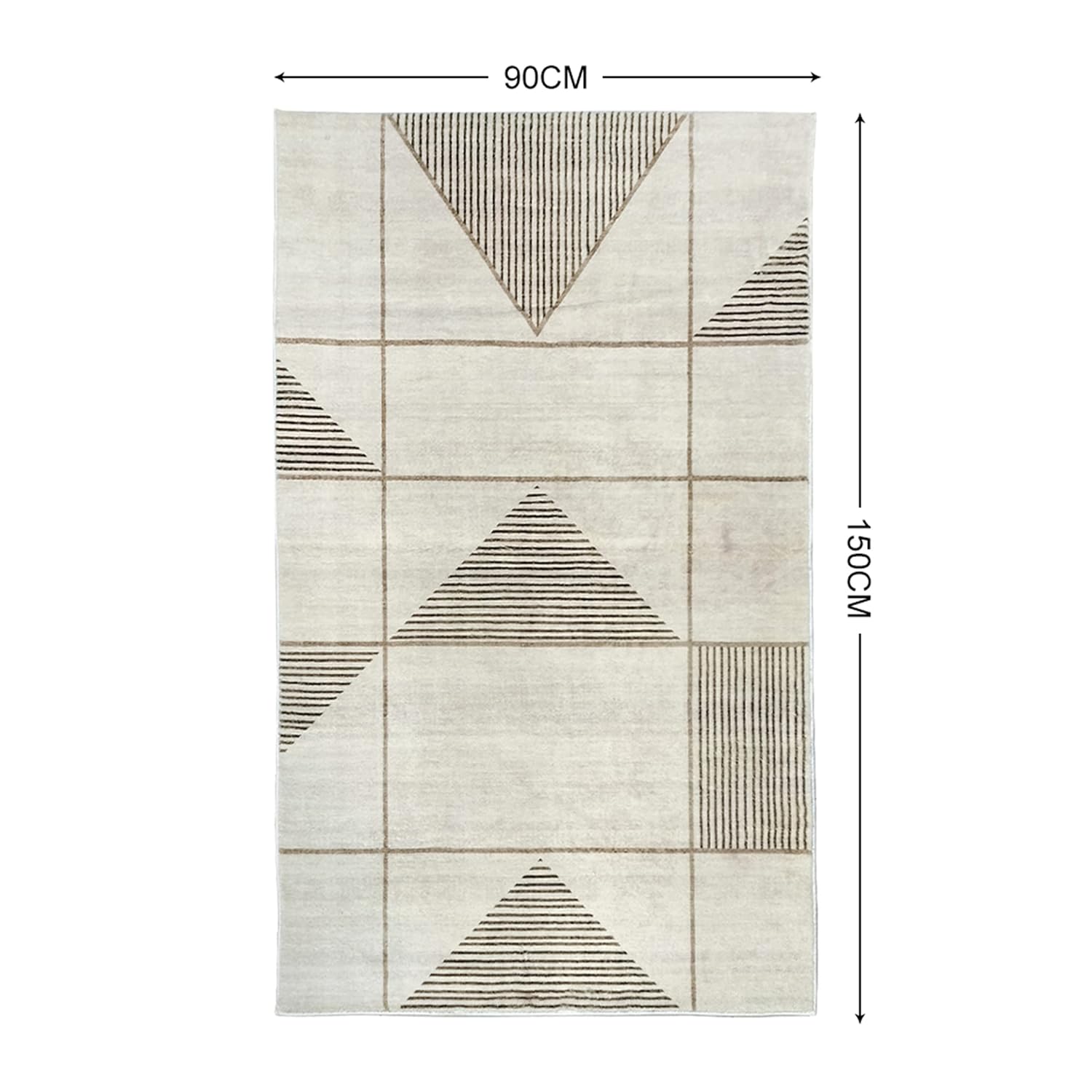 Soft Anti Slip Microfiber Carpet for Living Room, Bedroom