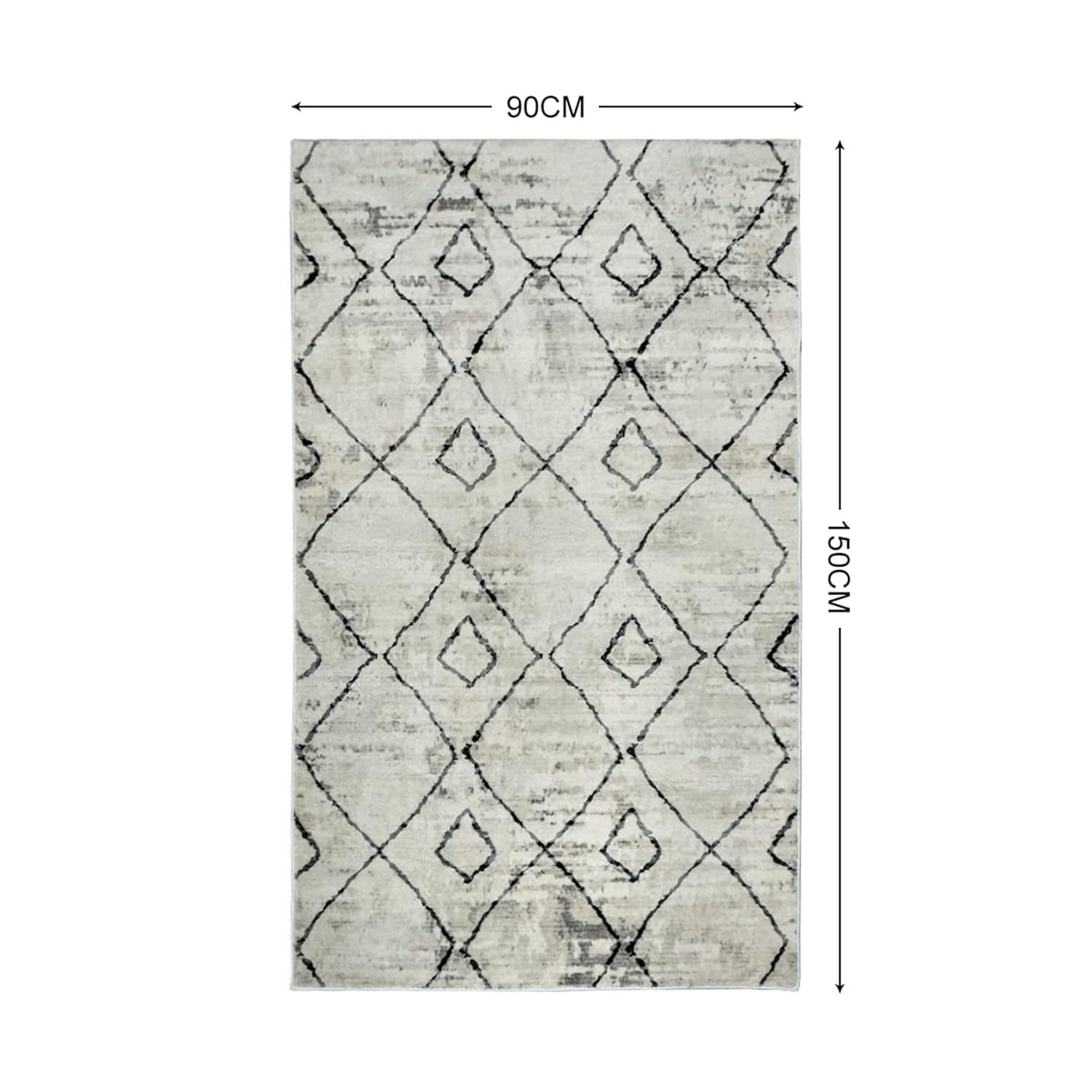 Soft Anti Slip Microfiber Carpet for Living Room, Bedroom