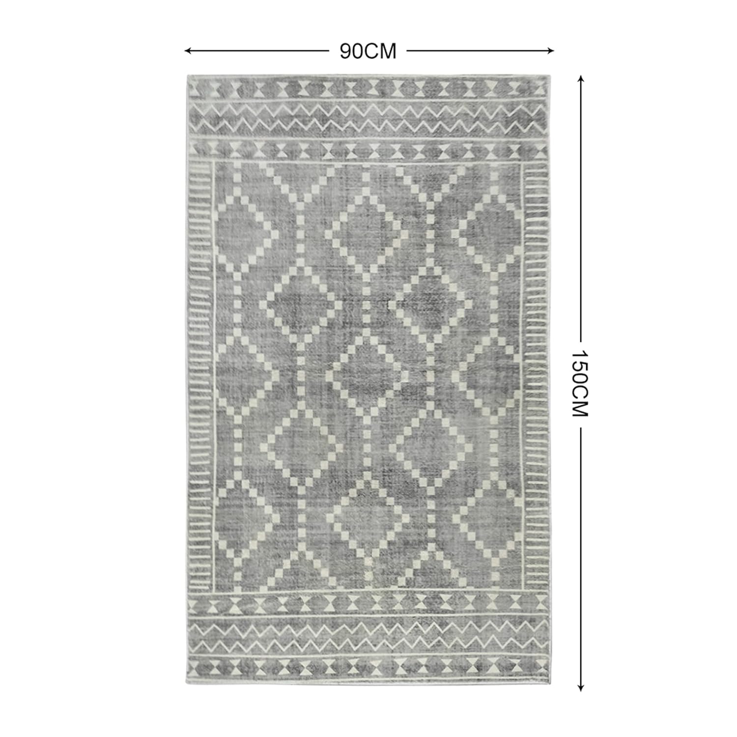 Soft Anti Slip Microfiber Carpet for Living Room, Bedroom