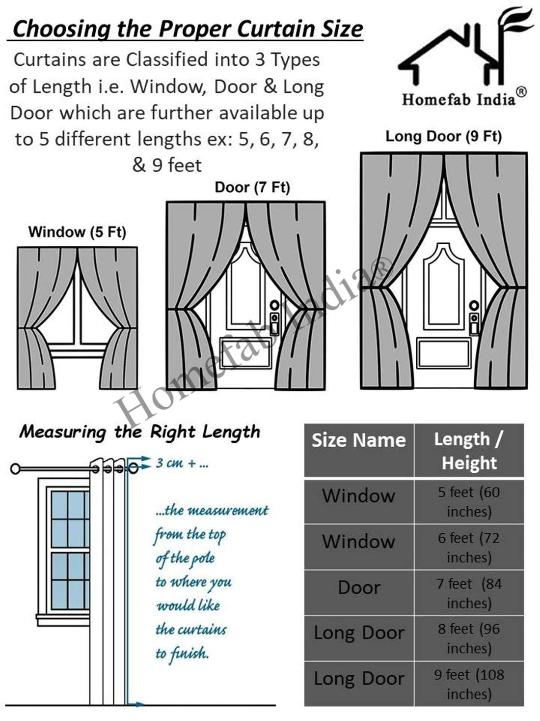 Homefab India Pack of 1 Royal Silky Cream Door Curtain with Stainless Steel Eyelets - 7 feet