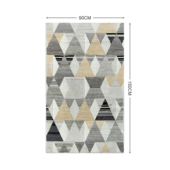 Soft Anti Slip Microfiber Carpet for Living Room, Bedroom