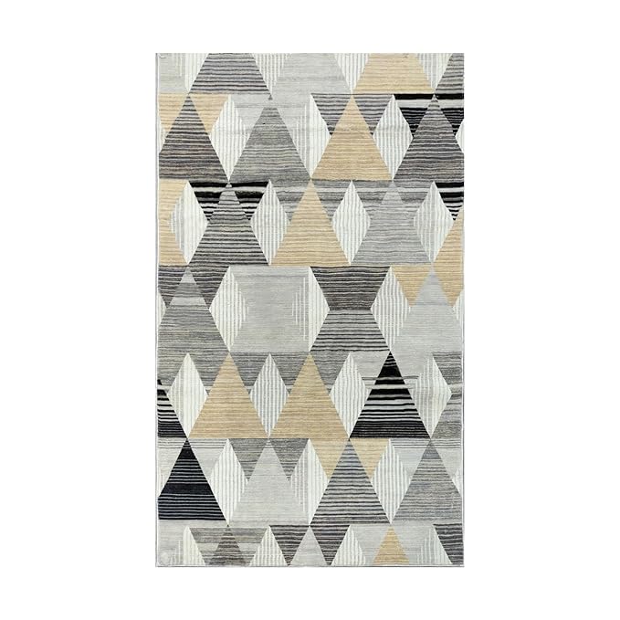 Soft Anti Slip Microfiber Carpet for Living Room, Bedroom