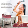 Roll over image to zoom in   2 VIDEOS     2+ DuroWipe - All PURPOSE MATTING Premium Bathroom Mat, Bath Mats for Shower, Pool Area, Non Slip PVC Door Mats for Home Entrance, Outdoor, Indoor, 6 mm Thick Zig-zag Jali Mat, 43x69 cm Rectangle Green