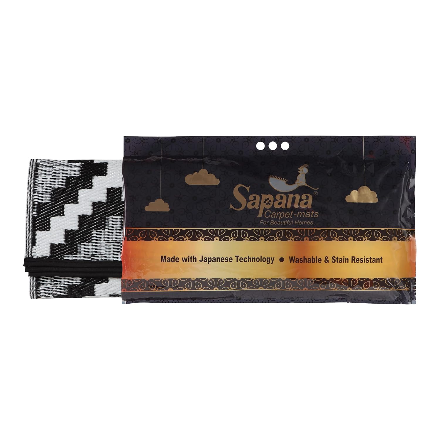 Sapana Carpet-Mats Chatai Mats for Home Multipurpose Foldable Reversible Floor Mat Rectangular Plastic Mat for Floor, Sleeping, Travel, Outdoor, Indoor