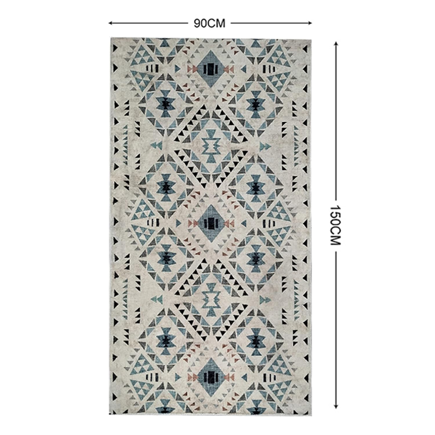 Soft Anti Slip Microfiber Carpet for Living Room, Bedroom