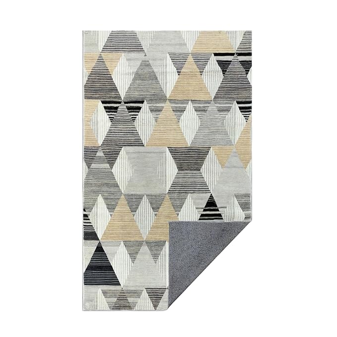 Soft Anti Slip Microfiber Carpet for Living Room, Bedroom