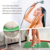 Roll over image to zoom in   2 VIDEOS     2+ DuroWipe - All PURPOSE MATTING Premium Bathroom Mat, Bath Mats for Shower, Pool Area, Non Slip PVC Door Mats for Home Entrance, Outdoor, Indoor, 6 mm Thick Zig-zag Jali Mat, 43x69 cm Rectangle Green