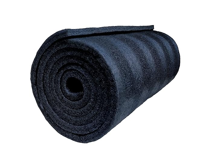 STYLELAB EP EPE Black Foam Roll 10MM Thickness for Packaging (5 Feet x 1 Feet) (BLACK)