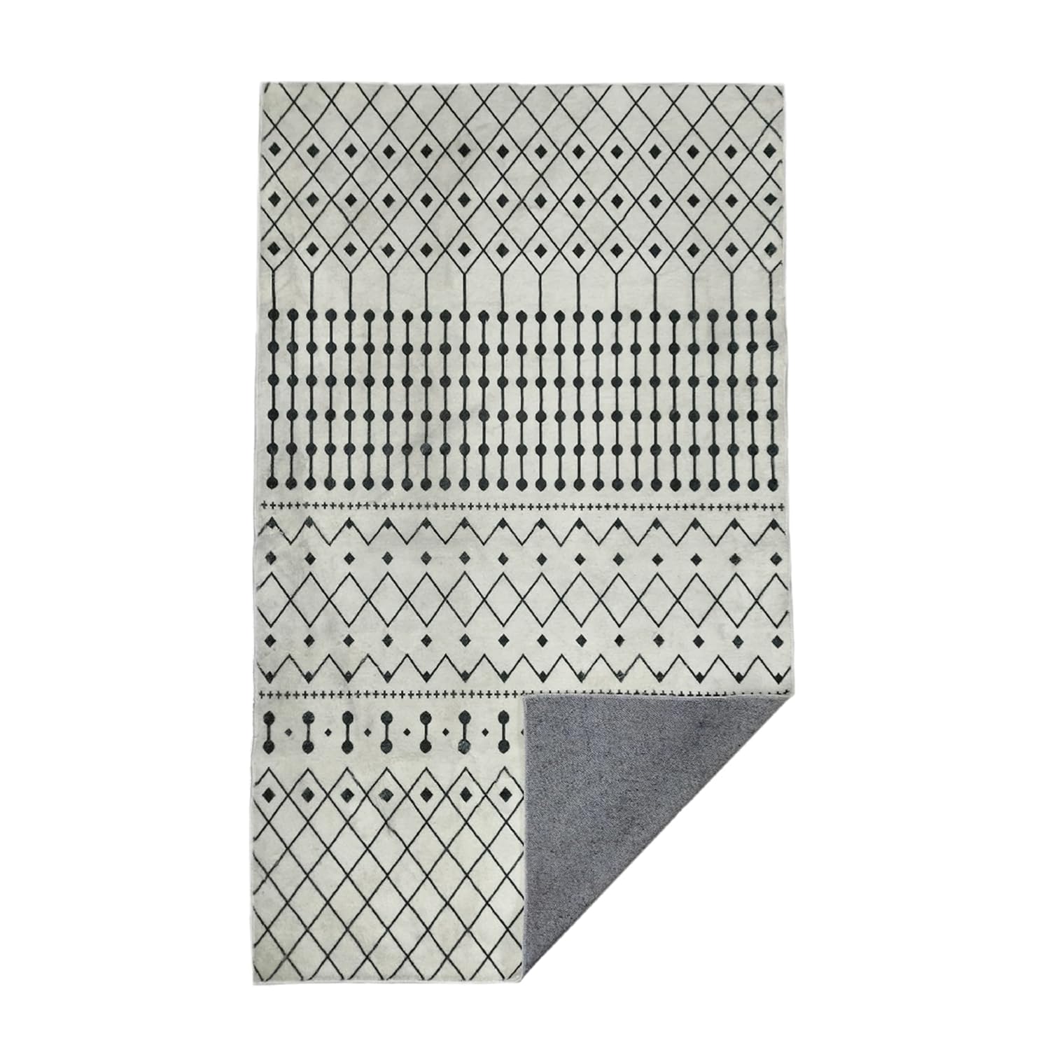 Soft Anti Slip Microfiber Carpet for Living Room, Bedroom