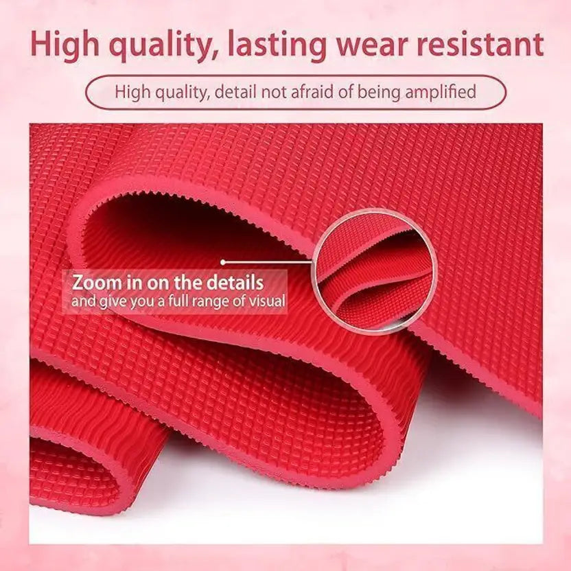 Quick Shel EVA Anti Slip Home Gym Exercise Workout Fitness for Men Women Kids 6 mm and 8 mm Yoga Mat