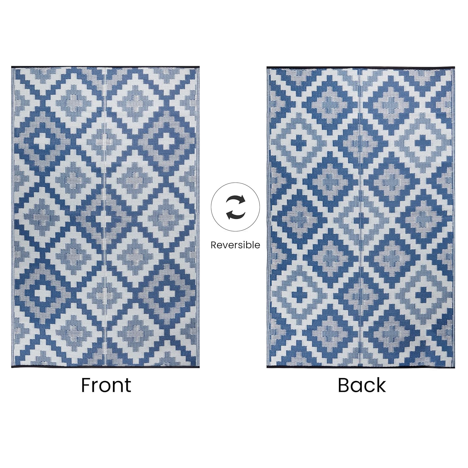 Sapana Carpet-Mats Chatai Mats for Home Multipurpose Foldable Reversible Floor Mat Rectangular Plastic Mat for Floor, Sleeping, Travel, Outdoor, Indoor