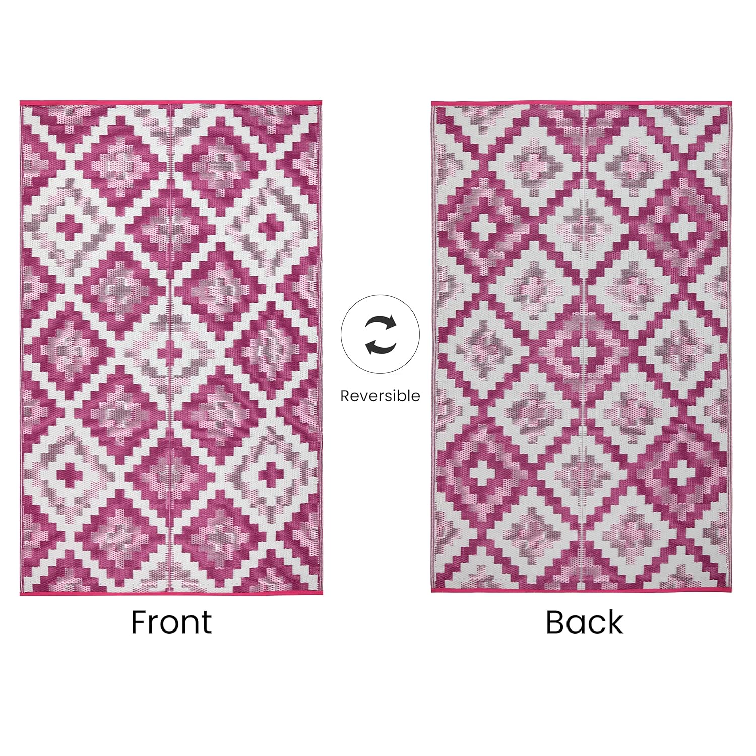 Sapana Carpet-Mats Chatai Mats for Home Multipurpose Foldable Reversible Floor Mat Rectangular Plastic Mat for Floor, Sleeping, Travel, Outdoor, Indoor