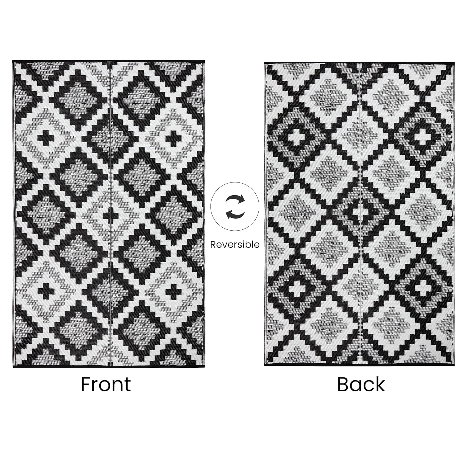Sapana Carpet-Mats Chatai Mats for Home Multipurpose Foldable Reversible Floor Mat Rectangular Plastic Mat for Floor, Sleeping, Travel, Outdoor, Indoor