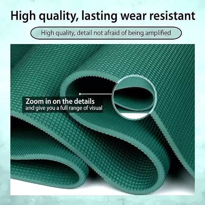 Quick Shel EVA Anti Slip Home Gym Exercise Workout Fitness for Men Women Kids 6 mm and 8 mm Yoga Mat